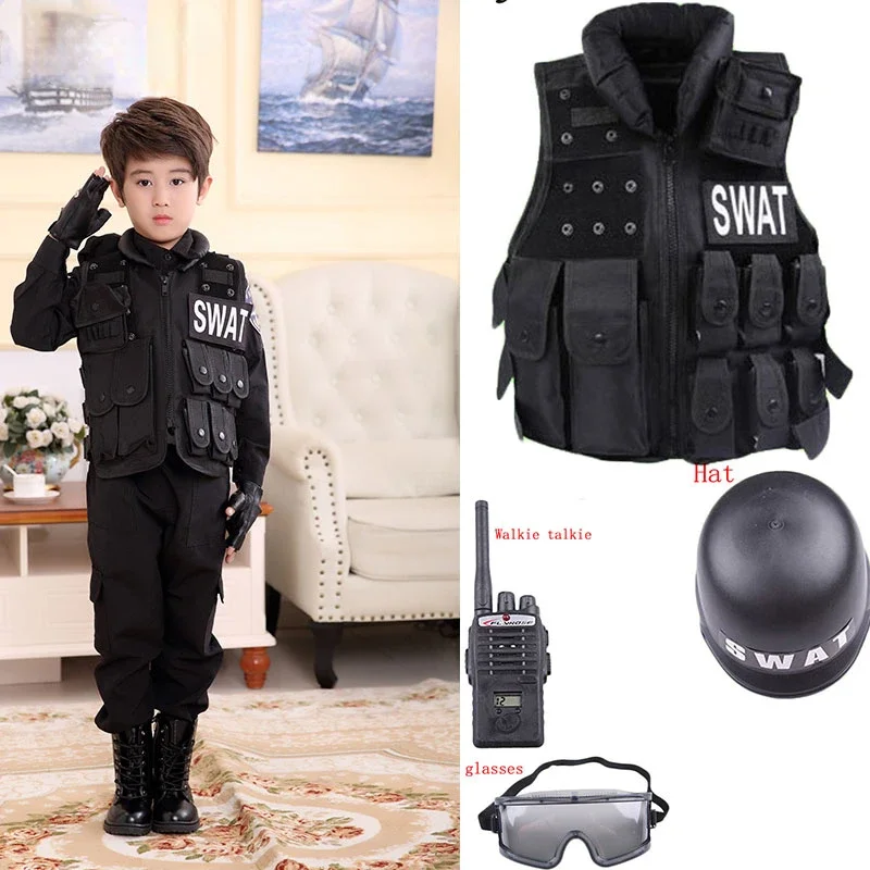 Outdoor Hunting Vest - 2025 할로윈 어린이 사냥 군사 전술