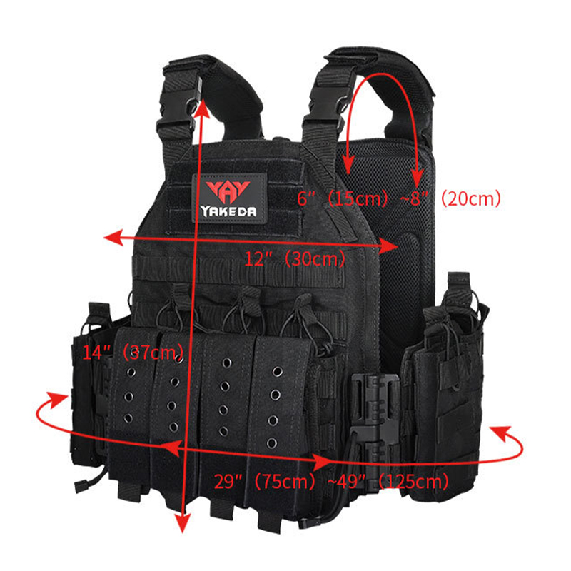 YKEDA 1000D 나일론 플레이트 캐리어 전술 조끼 - Outdoor Hunting Vest 리뷰 및 가격