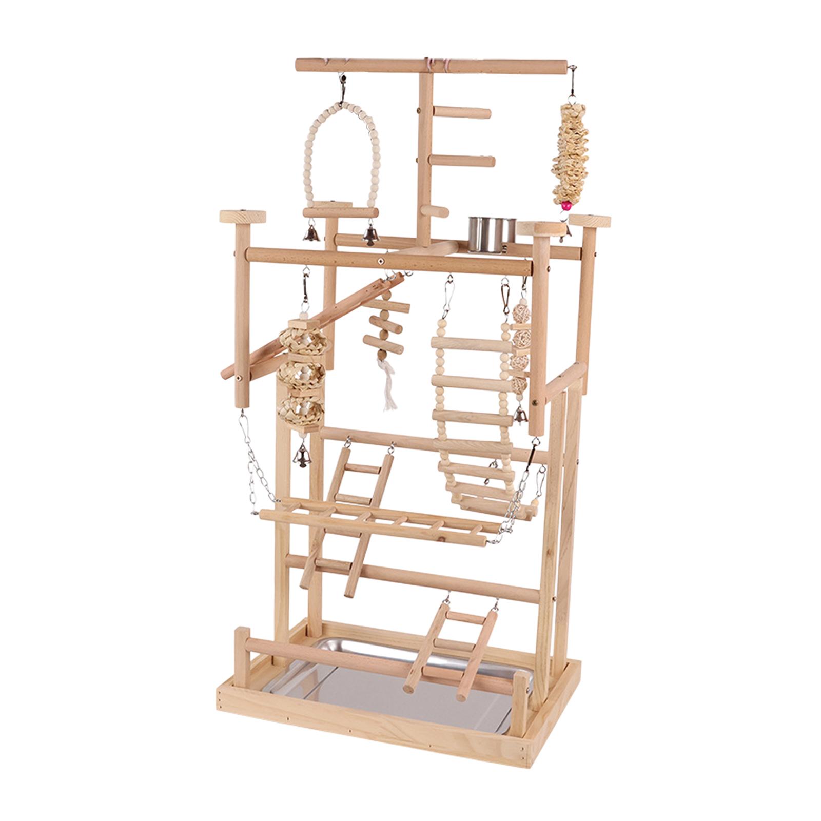 나무 새 장난감 놀이대 앵무새 나무 그네 등반 사다리  - Tree Stand Ladder 리뷰 및 가격
