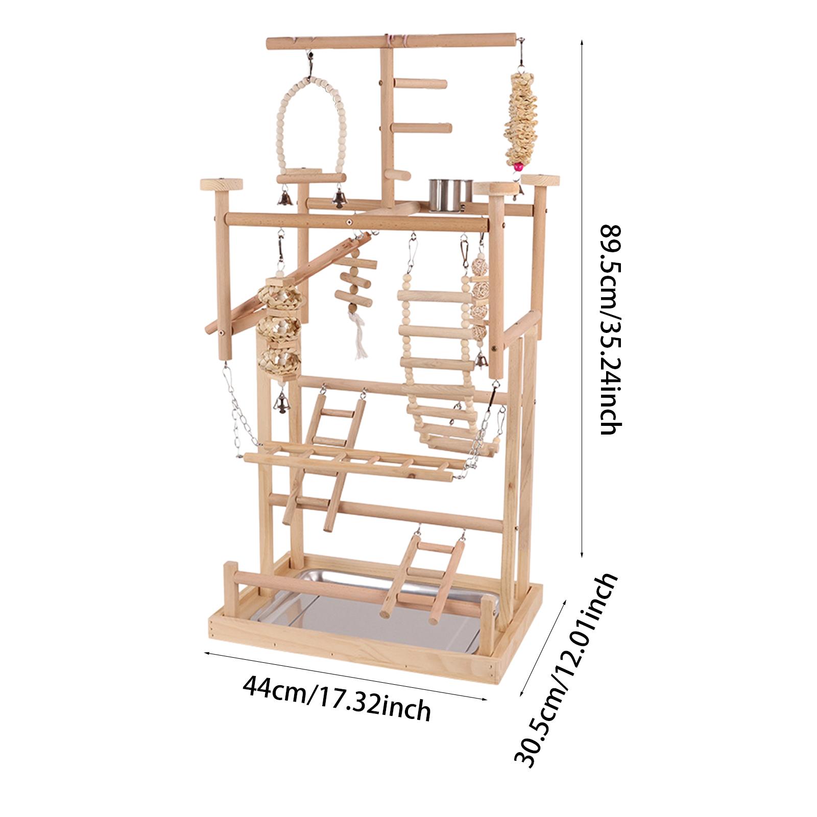 나무 새 장난감 놀이대 앵무새 나무 그네 등반 사다리  - Tree Stand Ladder 리뷰 및 가격