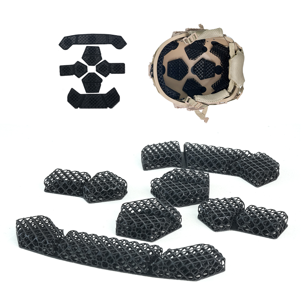 BOOIU 3D 인쇄된 허니콤 헬멧 라이너 패드 폴리머 - Hunting Outdoor Mat 리뷰 및 가격