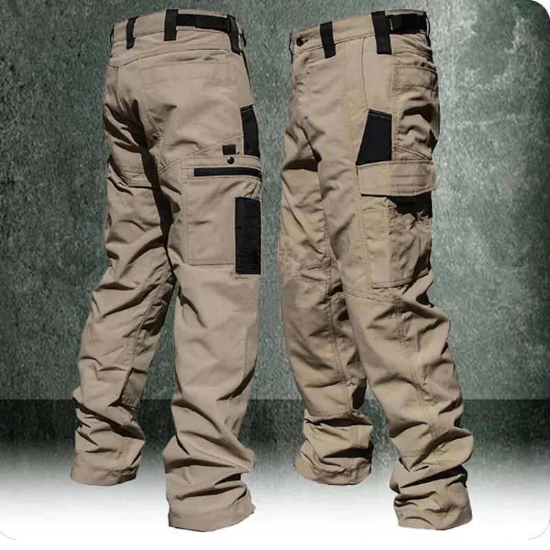새로운 전술 작업 바지 남성 캐주얼 야외 카고 바지 다 - Outdoor Hunting Trousers 리뷰 및 가격