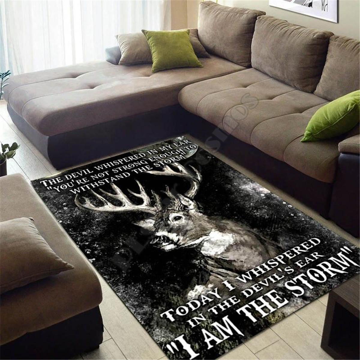 사슴 사냥 지역 러그 3D 프린팅 러그 바닥 매트 러그 - Hunting Outdoor Mat 리뷰 및 가격