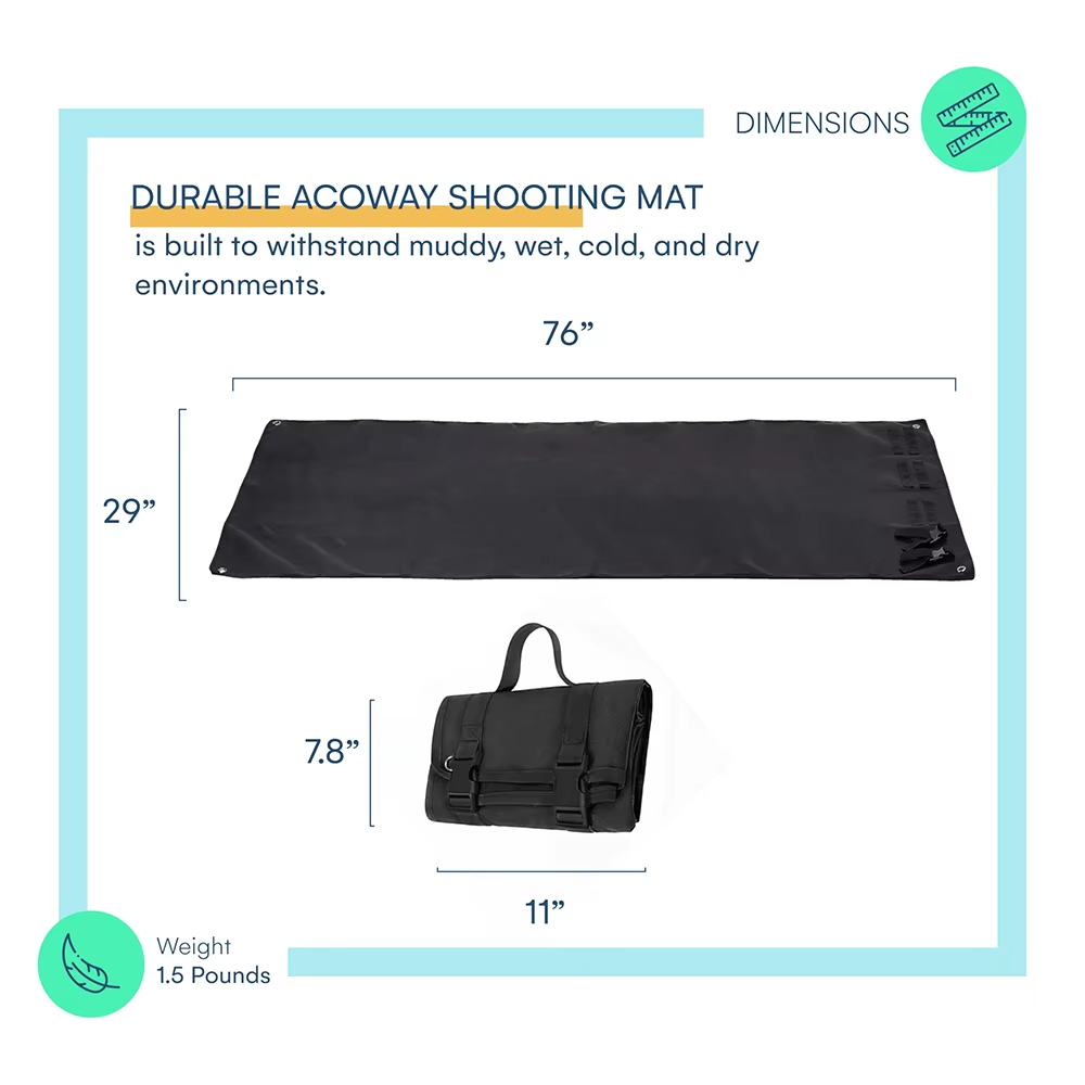 에어소프트 롤업 슈팅 매트, 사격장 소총 사냥용 내구성 - Hunting Outdoor Mat 리뷰 및 가격