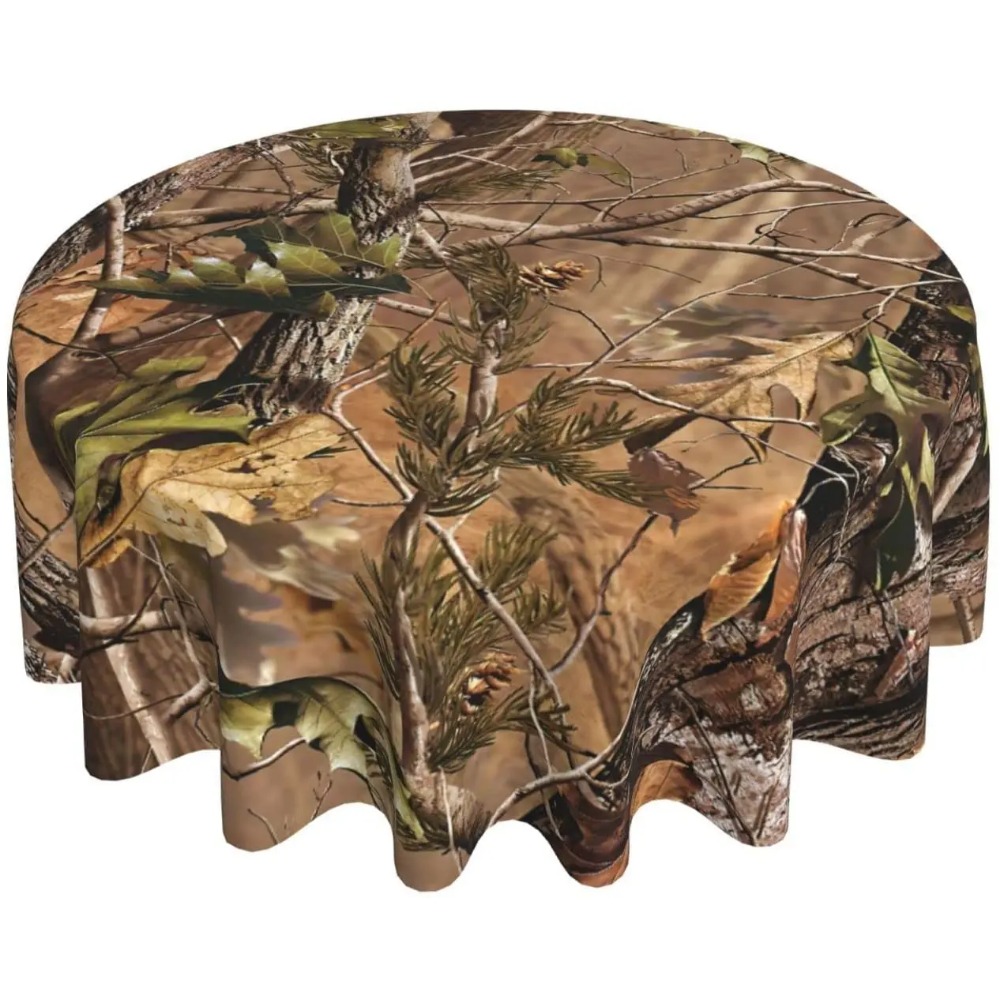 사냥 카모 라운드 식탁보 60 인치 빨 수있는 재사용  - Outdoor Hunting Table 리뷰 및 가격