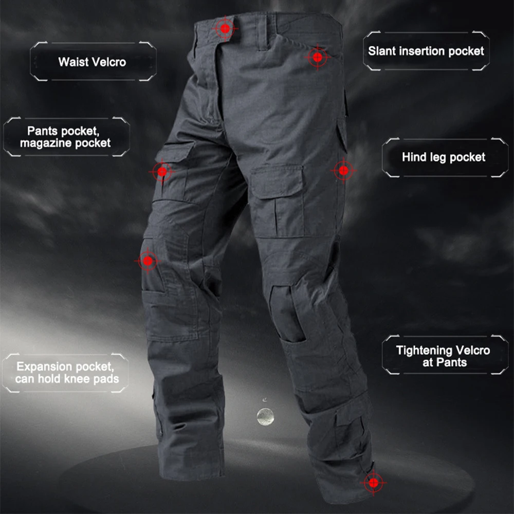 군인 전투 바지 전술 바지 위장 카고 바지 트레킹 사냥 - Outdoor Hunting Trousers 리뷰 및 가격
